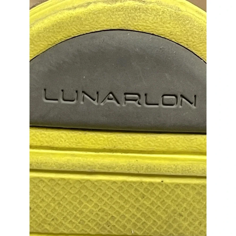 Cole Haan Preppy Lunargrand Lunarlon  Suede Gray Yellow Men Oxford Shoes Sz 12 M